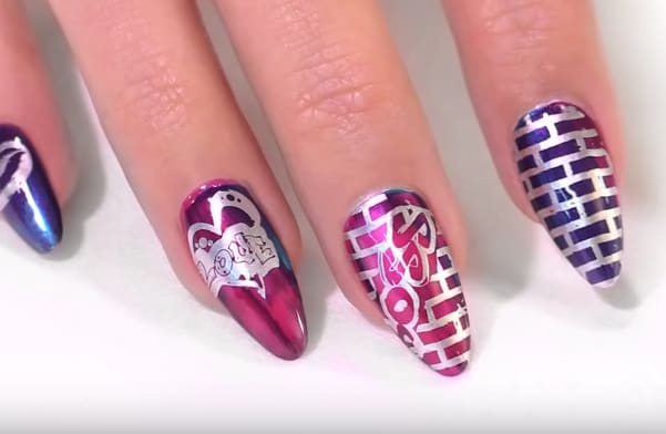 Graffiti Nail Art With Caption Graffiti Artist Kit 1
