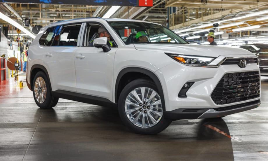 Toyota Launches 2024 Grand Highlander Production