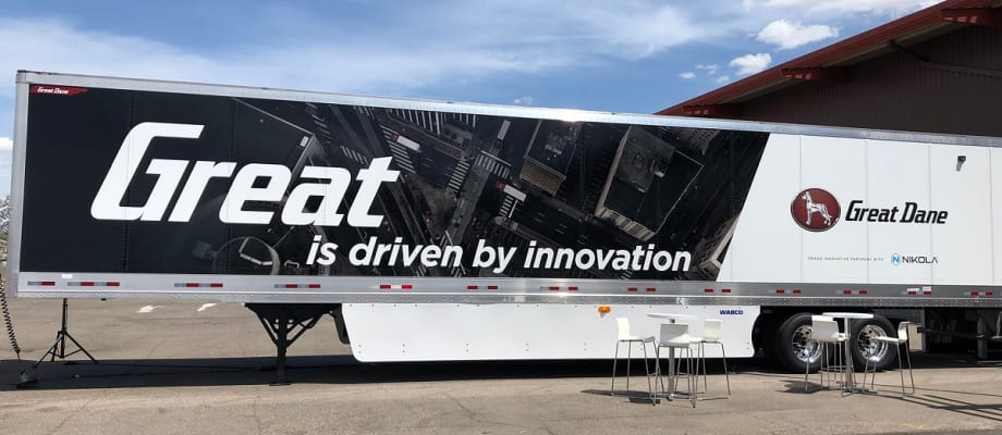 Great Dane Exhibits at Nikola's Event