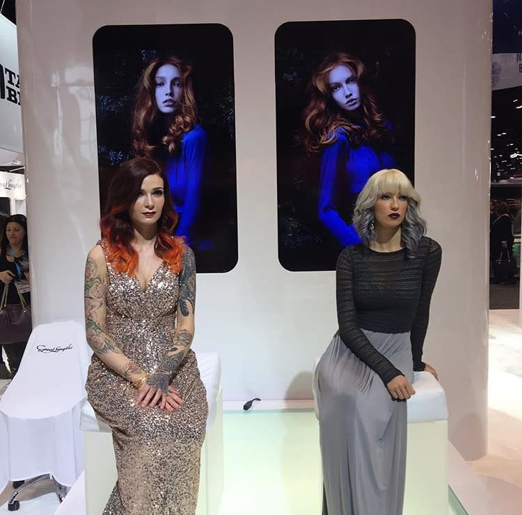 PERISCOPE DEMO: Help Your Client Through the Awkward Fringe Grow-Out Using Hair Extensions