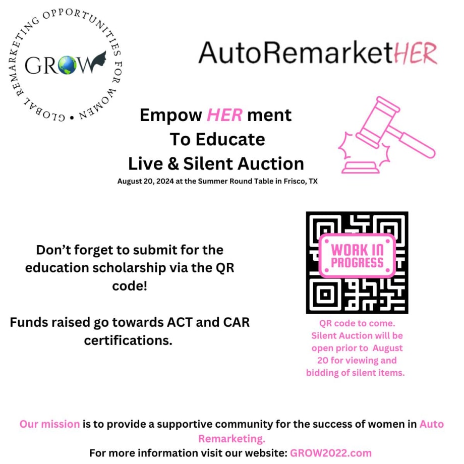 Women’s Remarketing Group Plans Its First Auction