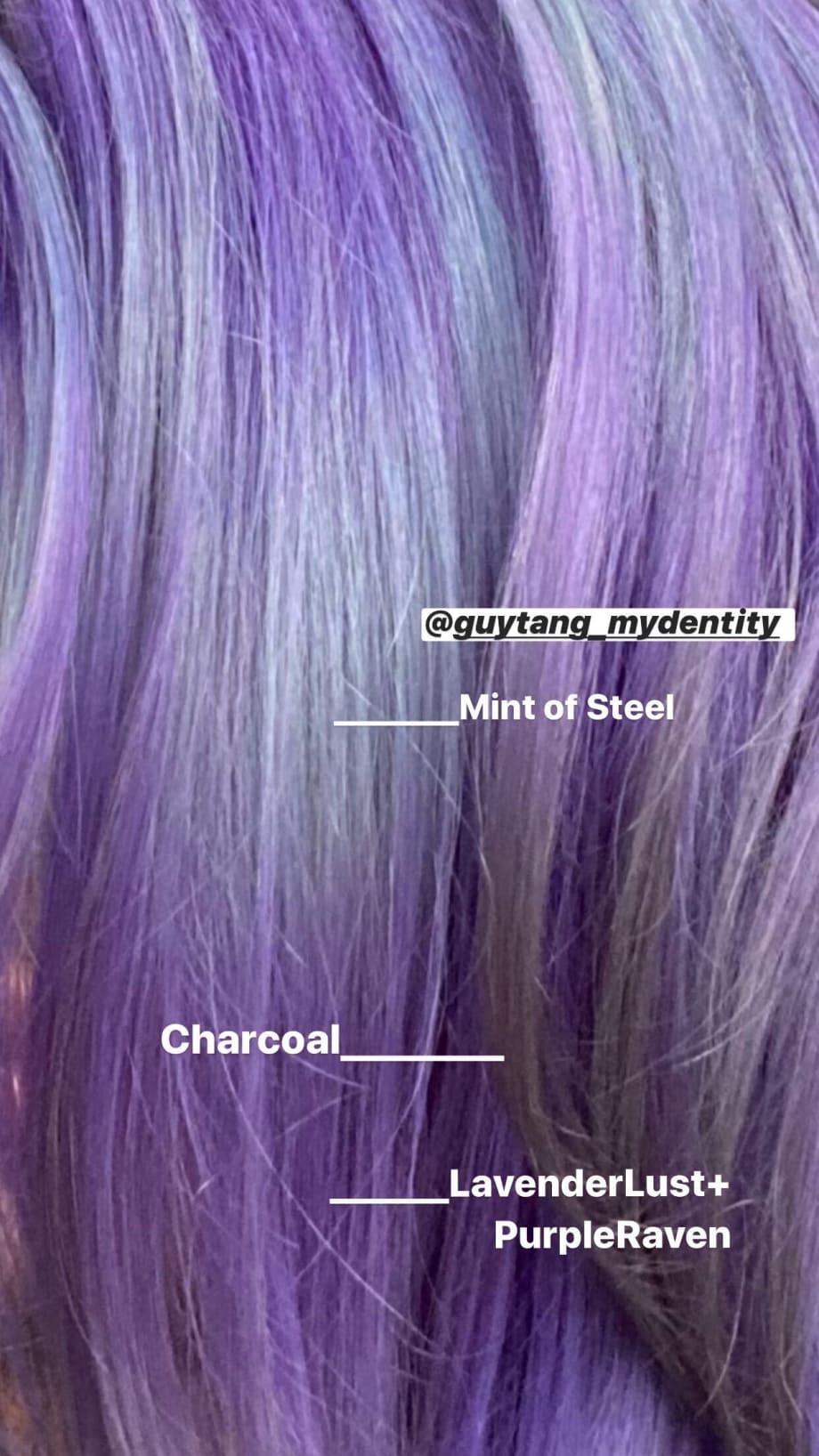 Guy Tang Color Collab: Lavender Lob and Tiger Stripes