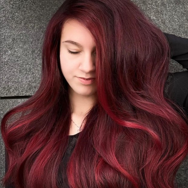 This Season’s Hottest Hair Color Is Cherry Cola