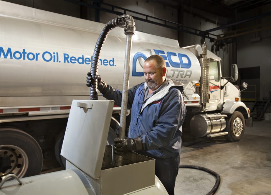 Going Green With Re-Refined Oil