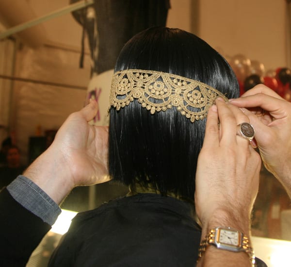 On the Runway: Lace Hair by Peter Gray