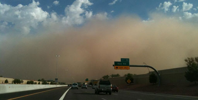 Dust storms as poetry