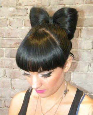 Hair Bow Updo: The How-To