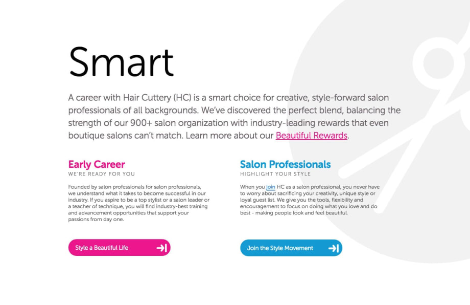 Hair Cuttery Launches a New Career Website That Connects Salon Pros to Opportunities for Growth and Education