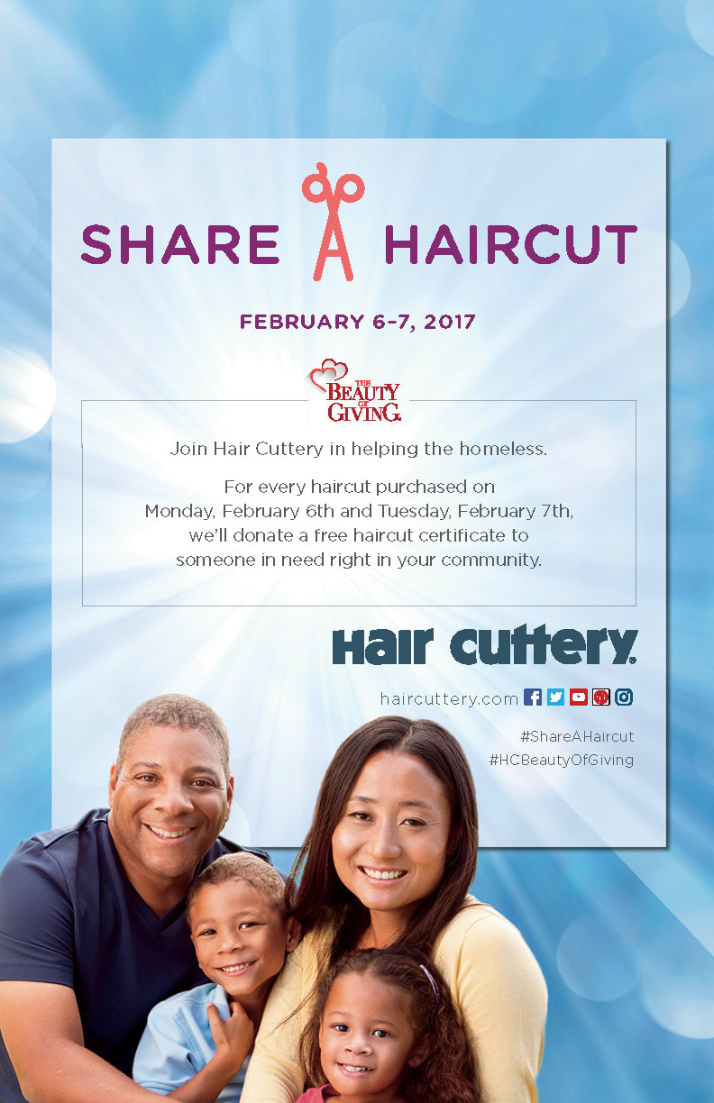 Hair Cuttery Gives Hair Cuts to the Homeless With Its 18th Year of the Share-A-Haircut Program