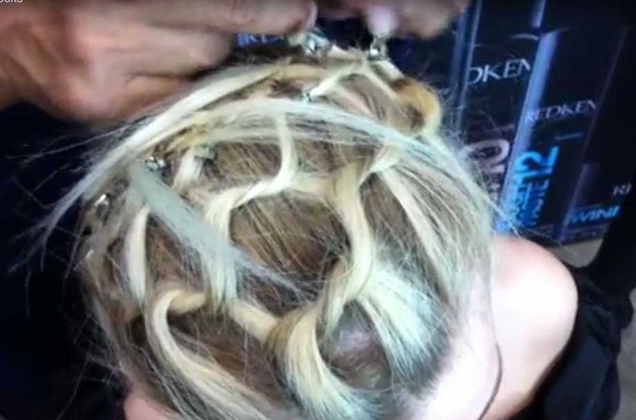 VIDEO HOW-TO: 3D Rope Braid + a "Hair Net" Look