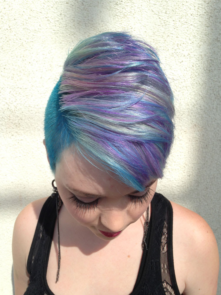 HOW-TO: Lavender, Mint & Blue Faux-Hawk Inspired by P!nk