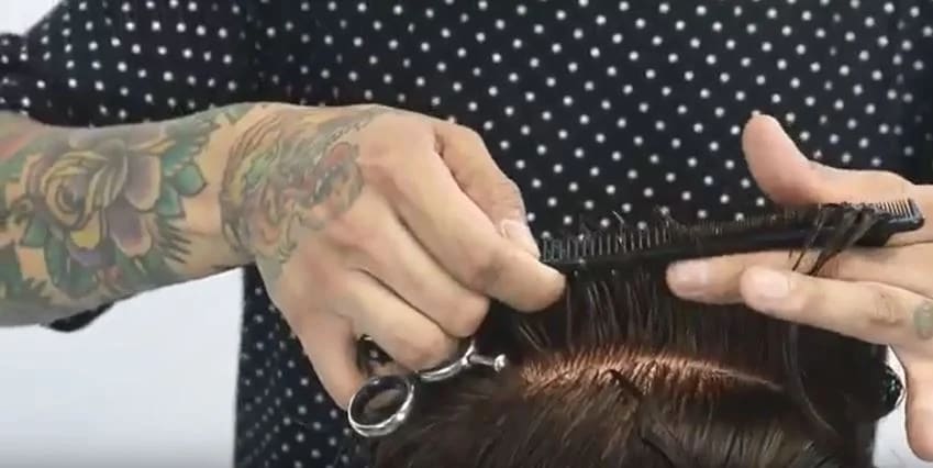 Watch: HairArt University with Fern the Barber Doing a High Fade Flat Top Pompadour