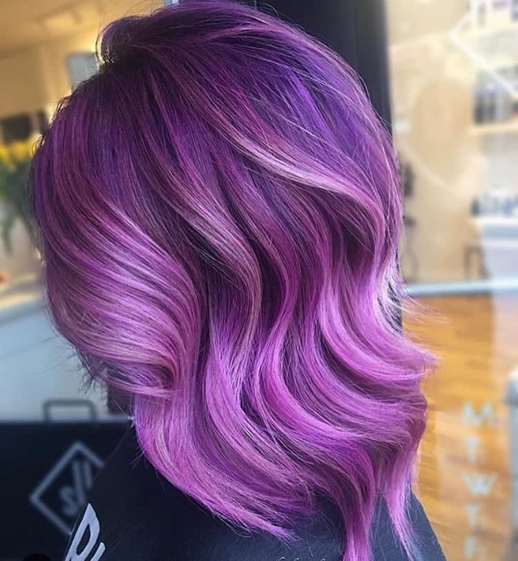 Playing With Purple: Image Gallery of Gorgeous Purple Hair Color