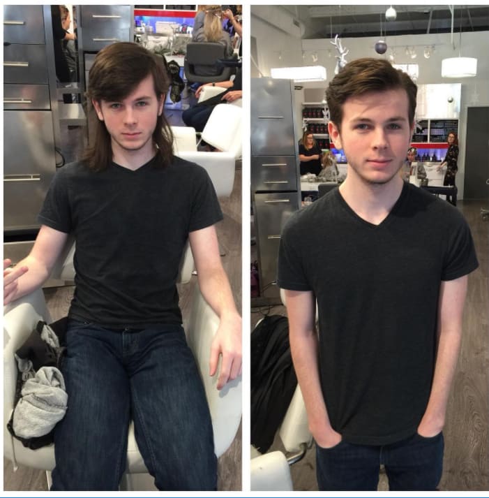 Atlanta Stylist Gives "The Walking Dead" Actor a Hair Transformation