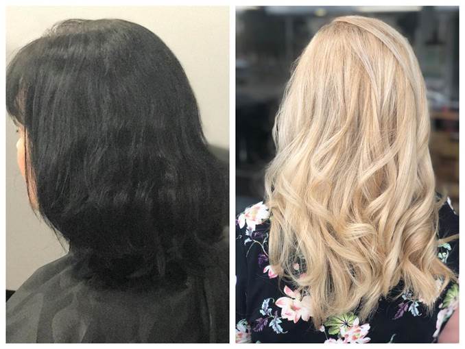 10 Years of Black Box Color to Beautiful Blonde
