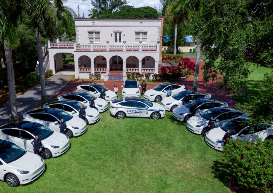 Florida PD Rolls Out 13 Tesla Model Y Vehicles