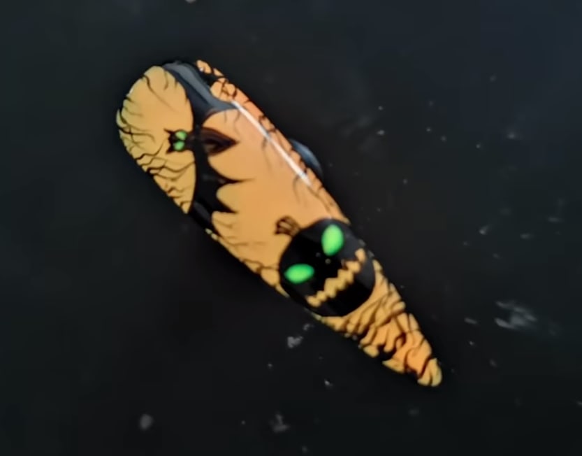 Glow-in-the-Dark Halloween Nail Art