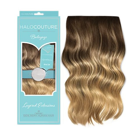 Balayage Halo and Tape-In Extensions from HALOCOUTURE