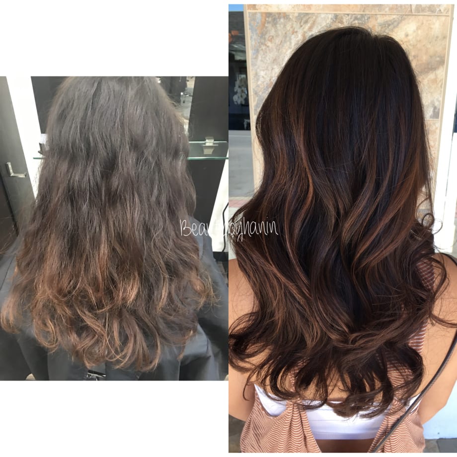 Balayage and Toning For Sophisticated Beauty