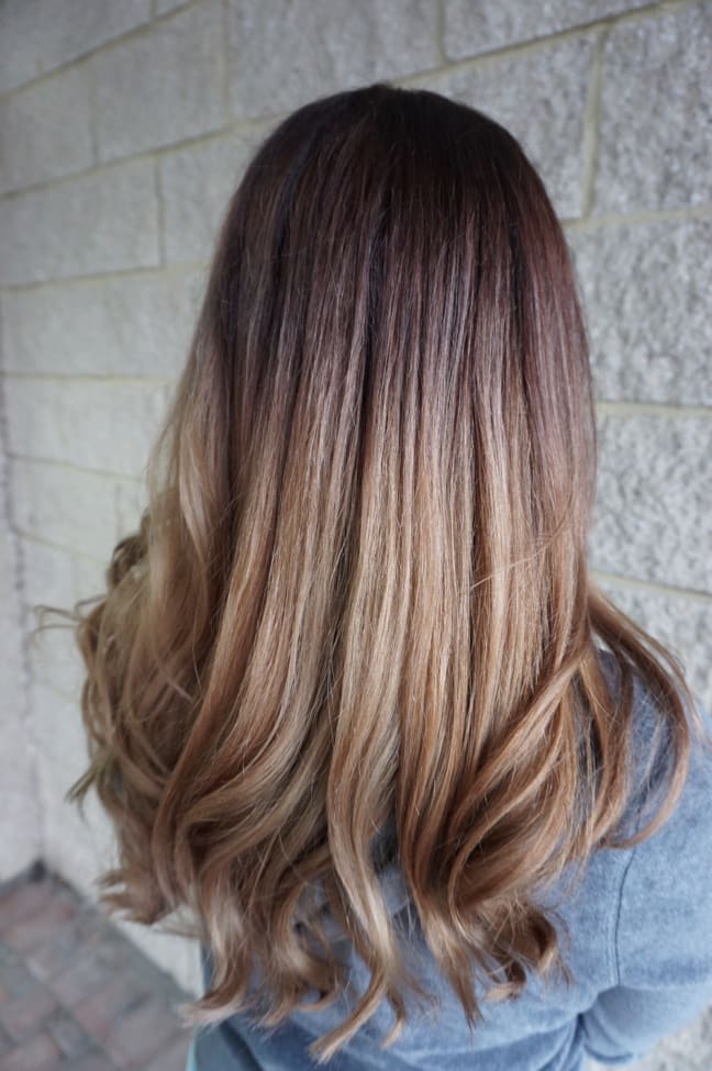 Fuchsia to "Natural" Haircolor