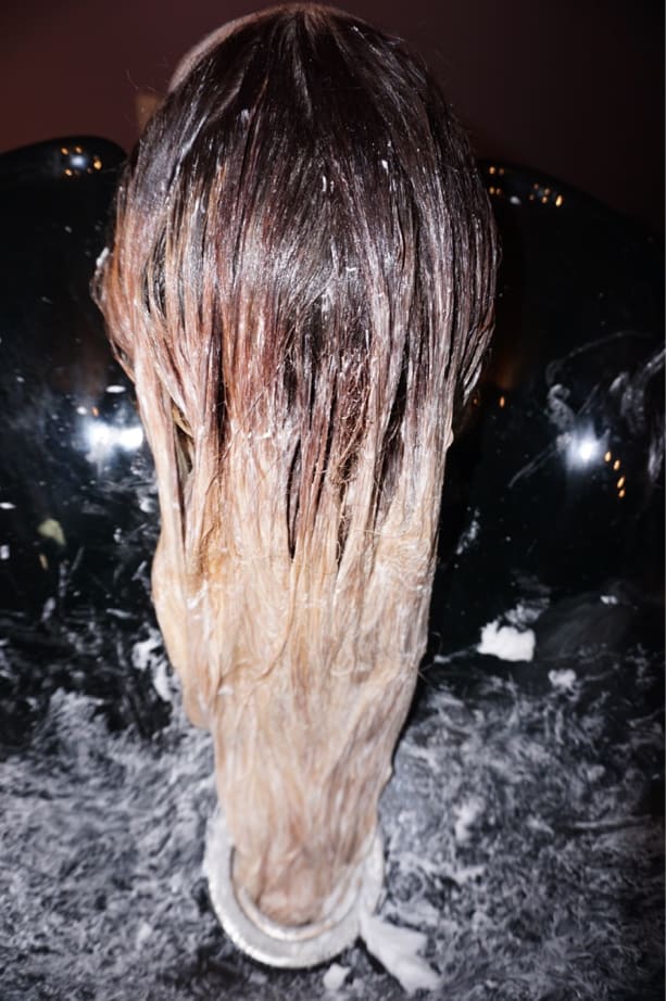 Fuchsia to "Natural" Haircolor