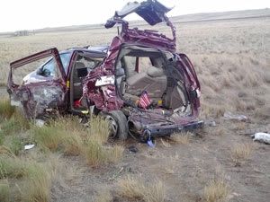 Truck Driver Frees Severely Injured Children from Crashed Minivan