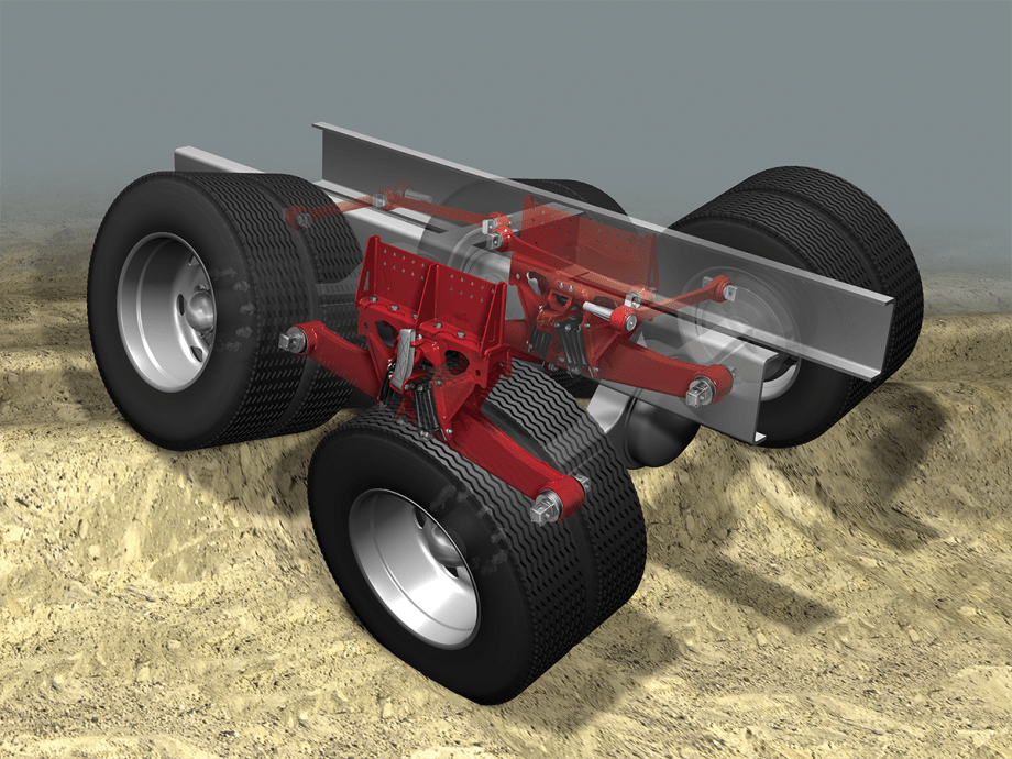 Hendrickson Haulmaax EX Suspension on International HX