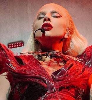Lady Gaga Reveals New Bold Red Lip Lacquer