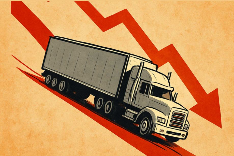 October 2025 freight tonnage.