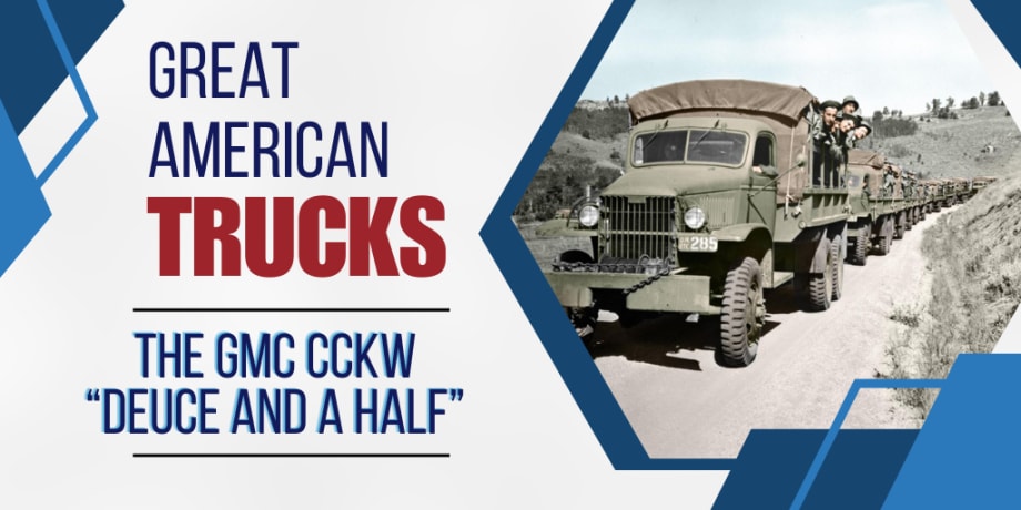 GMC CCKW U.S. Army cargo truck.
