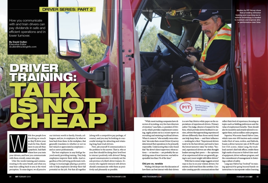 Heavy Duty Trucking Editors Named Finalists for 2 Neal Awards