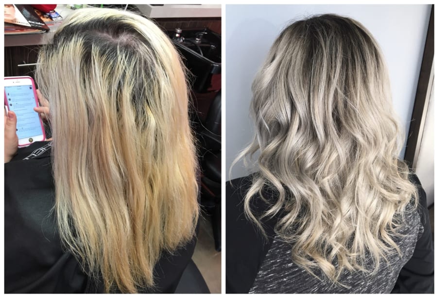 TRANSFORMATION: High-Maintenance to Dimensional, Rooty Ash-Blonde