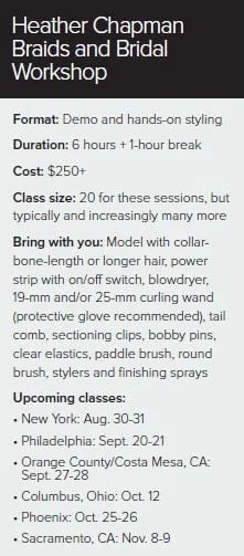 Academy Tour: Heather Chapman Braids & Bridal Workshop