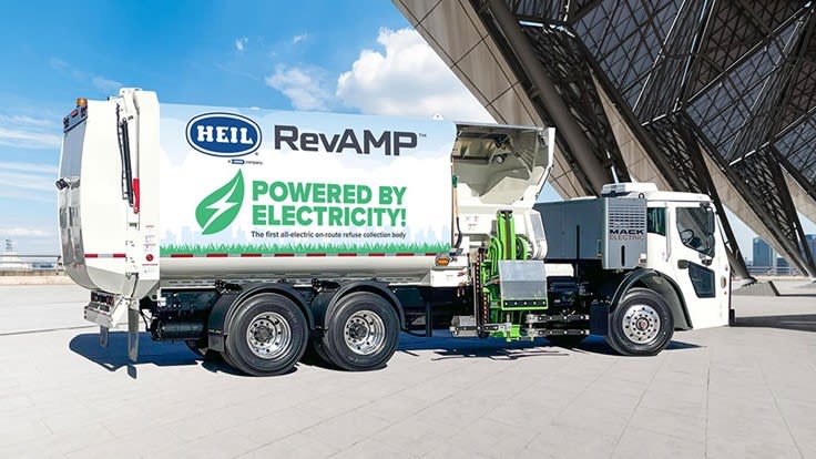 Heil Introduces Electric Automated Sideload Body