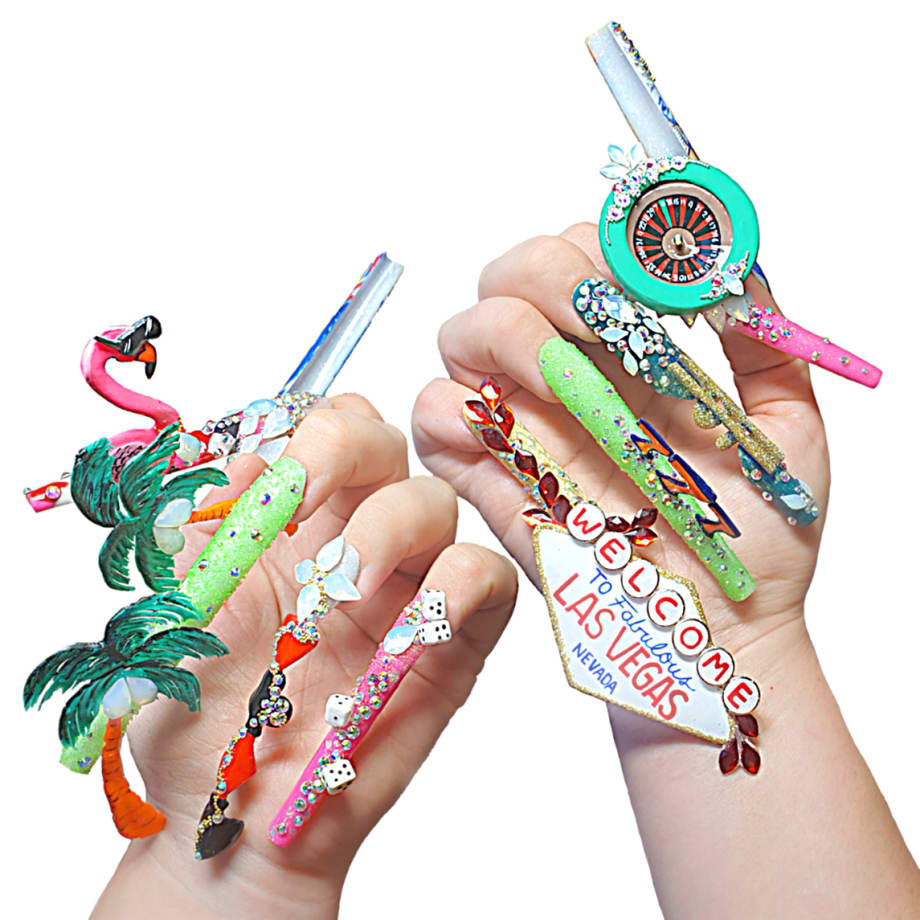 NTNA S. 7 Challenge 4: Gambling Nail Art (Helen)