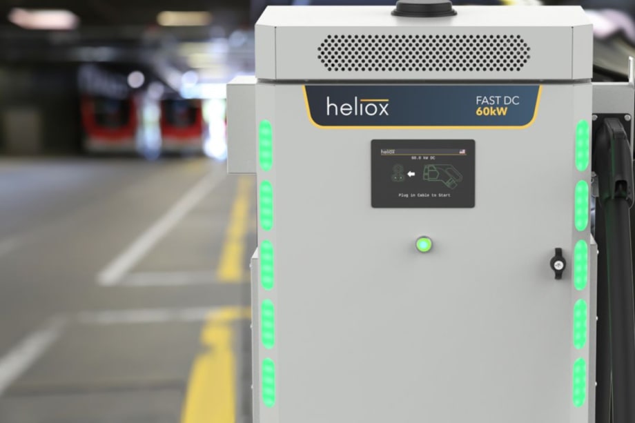 Heliox Releases Low-Power DC Charger for Medium- and Heavy-Duty Vehicles