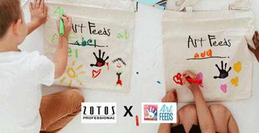 Zotos Professional Partners with Children's Art Organization to Foster Creative Expression