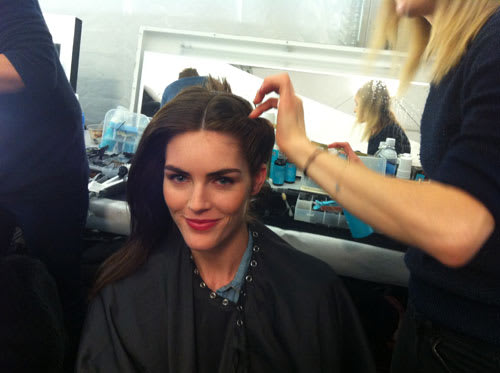 FASHION WEEK: Orlando Pita for Moroccanoil at Carolina Herrera