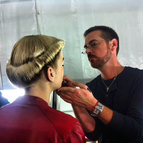 FASHION WEEK: Orlando Pita for Moroccanoil at Carolina Herrera