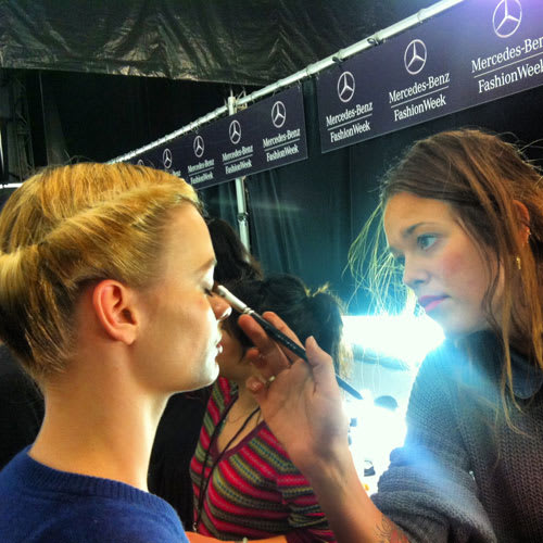 FASHION WEEK: Orlando Pita for Moroccanoil at Carolina Herrera