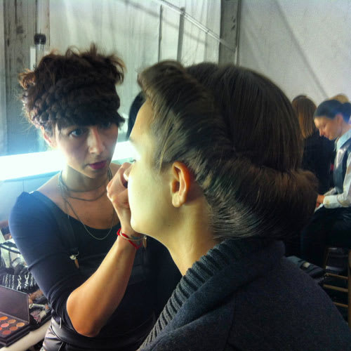 FASHION WEEK: Orlando Pita for Moroccanoil at Carolina Herrera