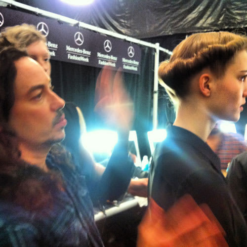 FASHION WEEK: Orlando Pita for Moroccanoil at Carolina Herrera