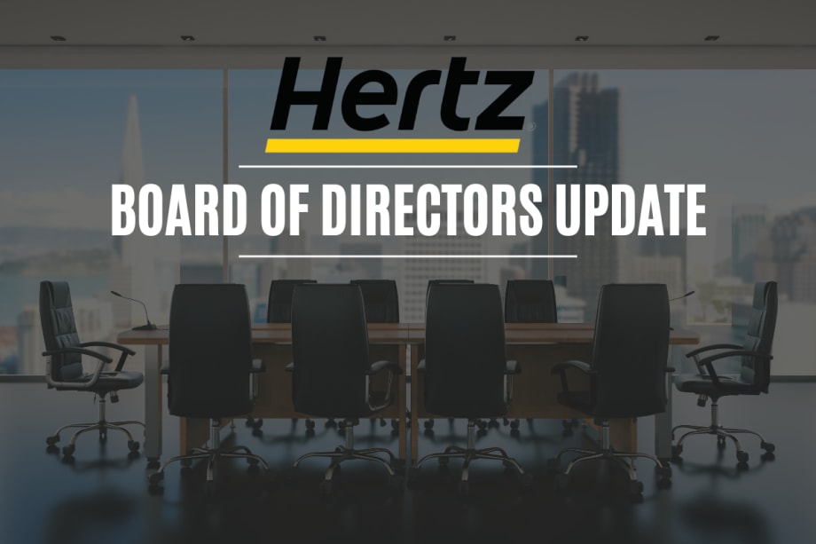 Hertz Announces Changes to Board of Directors