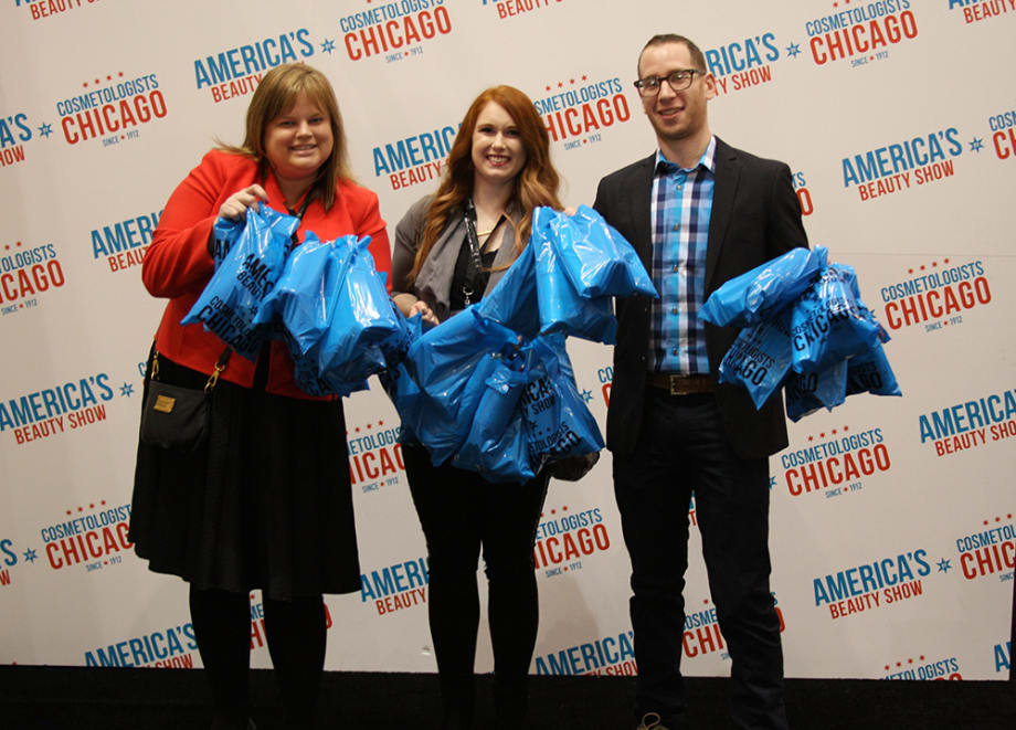 MODERN Distributes Healthy Hairdresser Goodie Bags at ABS - They Went Fast!