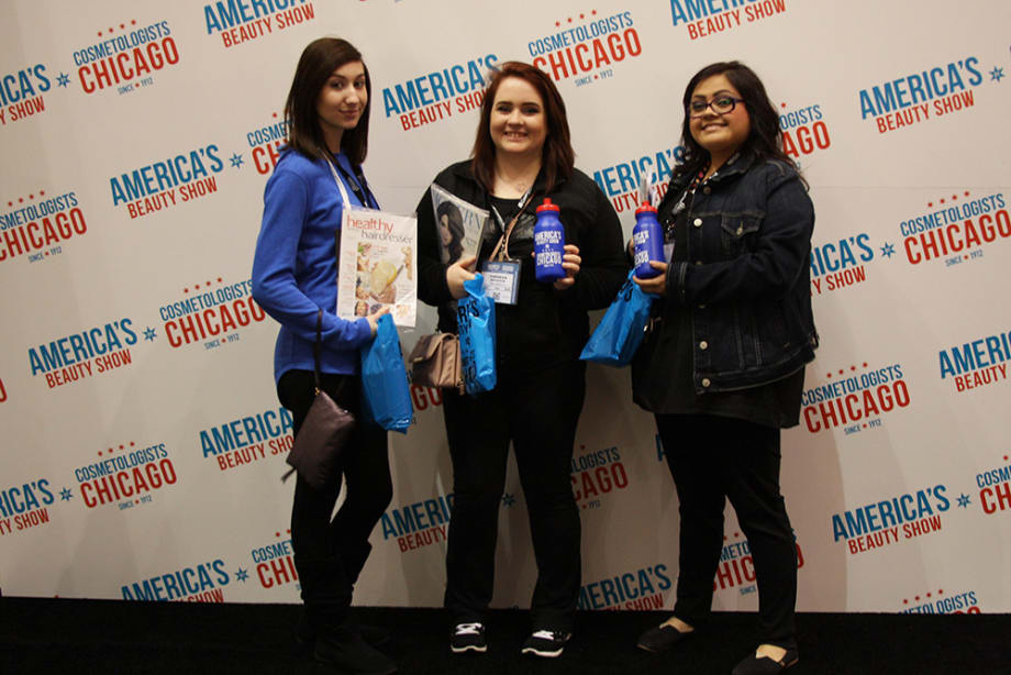 MODERN Distributes Healthy Hairdresser Goodie Bags at ABS - They Went Fast!