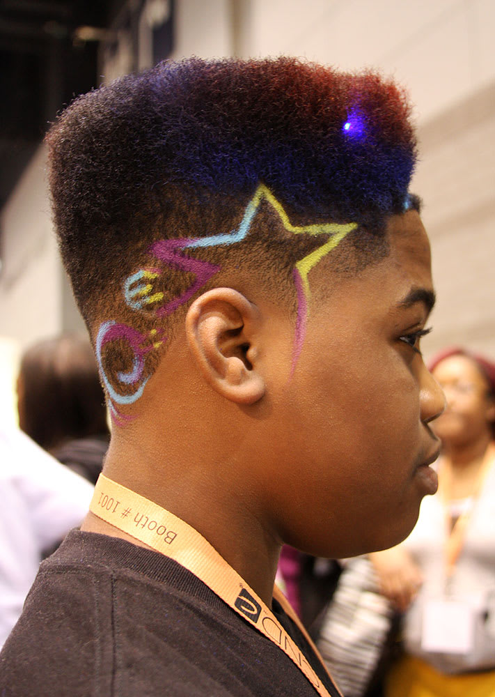 The High-Top Fade With a Juice Part & Freestyle Faded Design