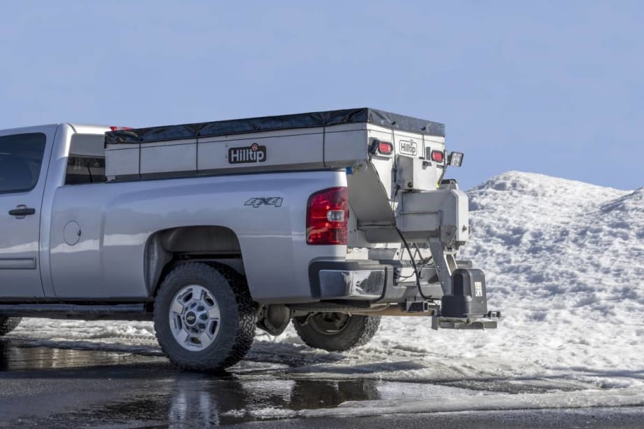 Hilltip Introduces IceStriker 2000-3300 SSA/SSC Salt Spreader