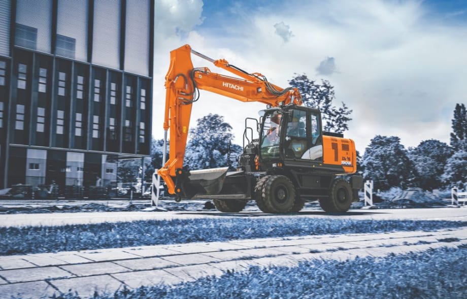 Hitachi Introduces Final-Tier 4 Wheeled Excavator