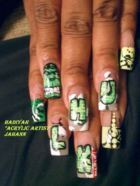 Comic-Con Nails: Comic Book Nail Art for Heroes and Villains