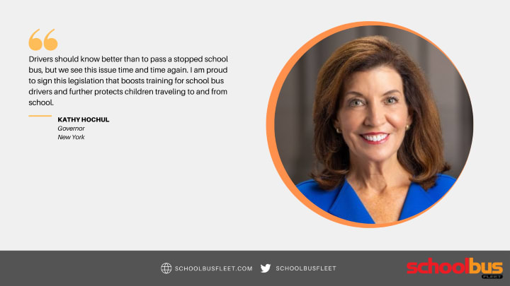 New York Law Funds School Bus Safety Measures with Fine Revenue